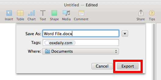 change the default location for save as in word for mac